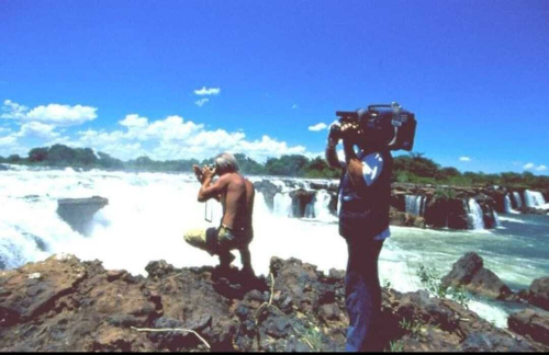 Zambia rapide dello Zambesi col cineoperatore Walter Sartori