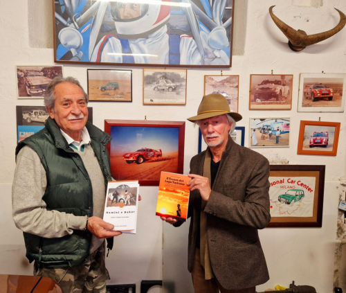 Con l'ing. Francesco De Paoli grande protagonista della Parigi Dakar 